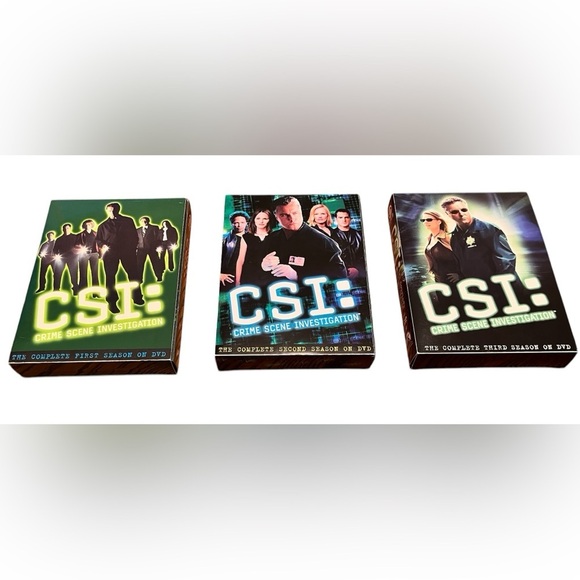 CSI: Crime Scene Investigation DVD Sets - Seasons 1-3 - Picture 1 of 9